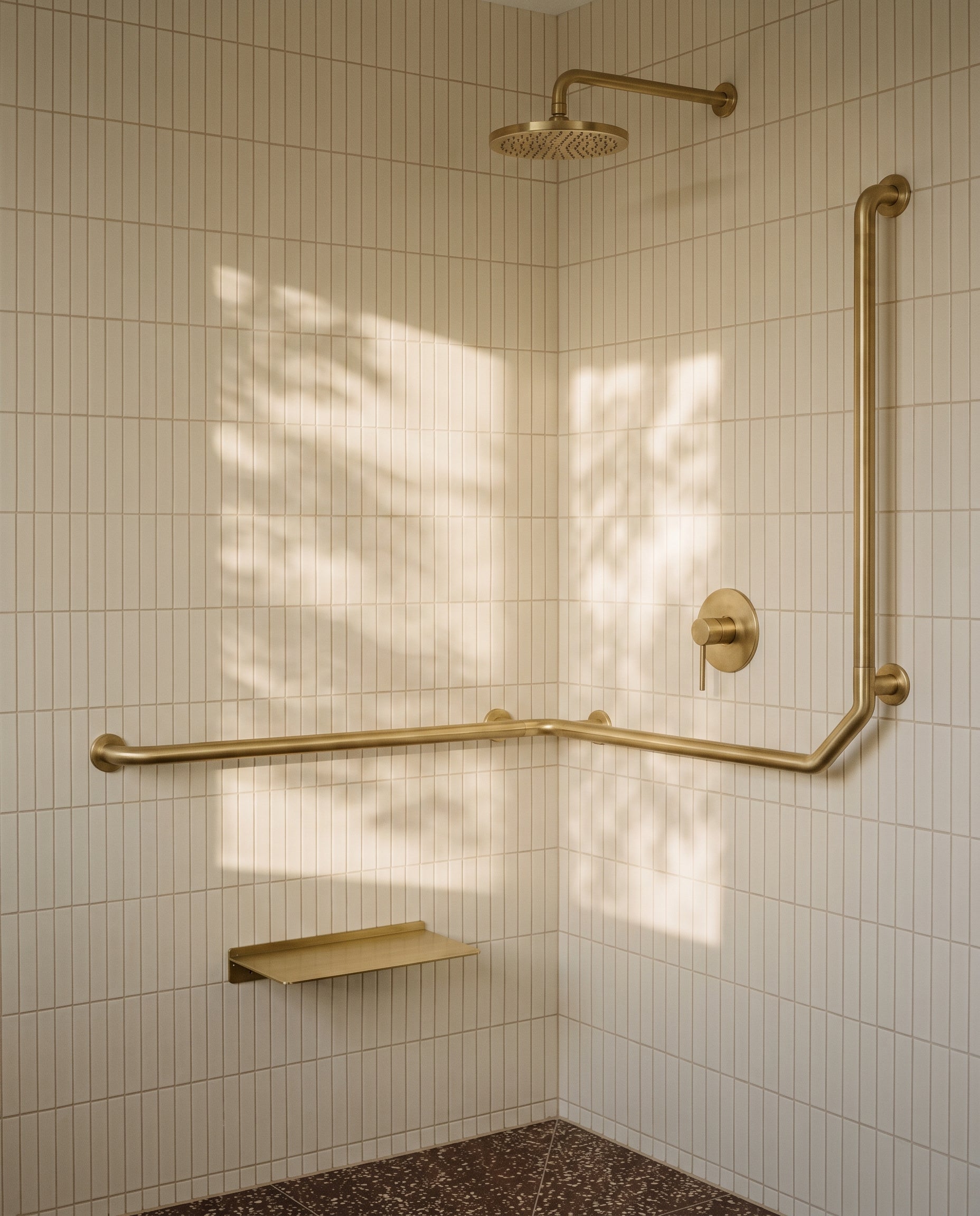 Brass safety rail, Maison Sera